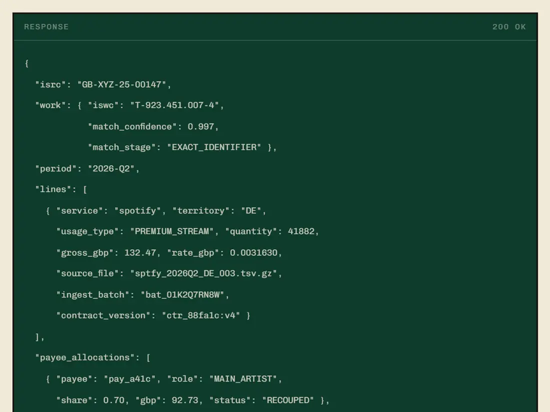 Deadwax, catalogue matcher with confidence scoring, screen 4